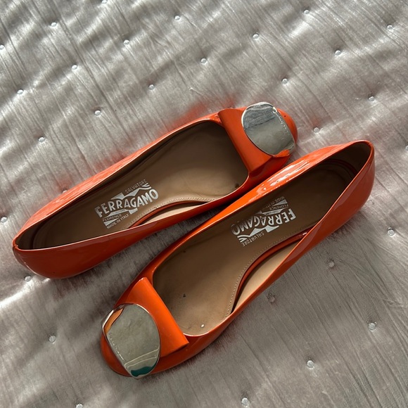 Salvatore ferragamo Orange flat - Picture 2 of 6
